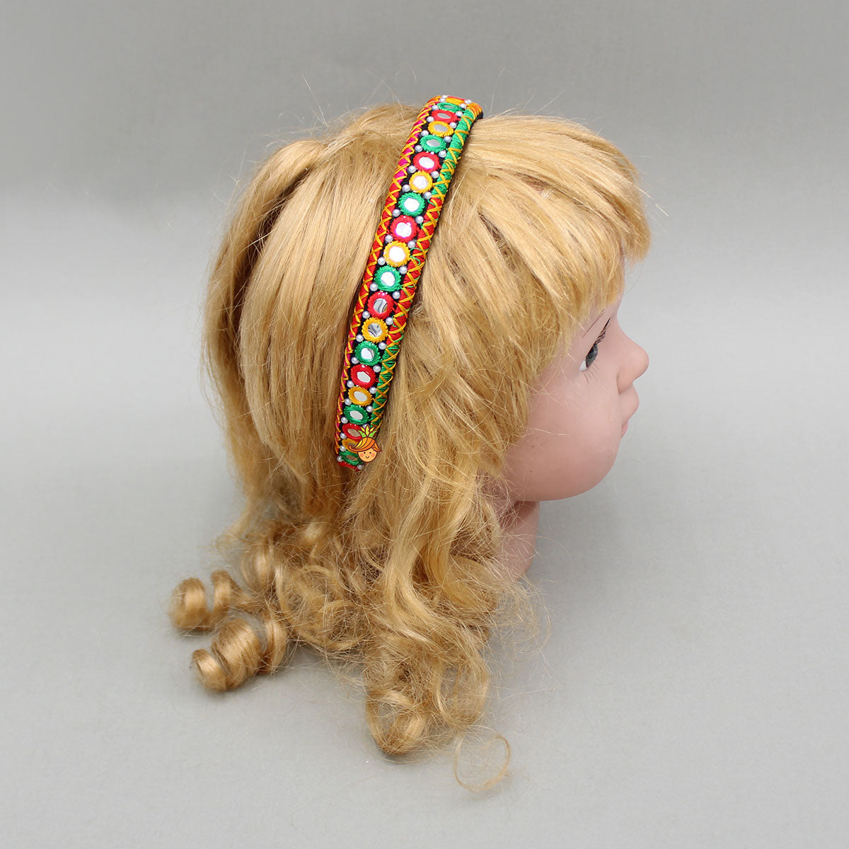 Faux Mirror Studded Multicolour Hairband