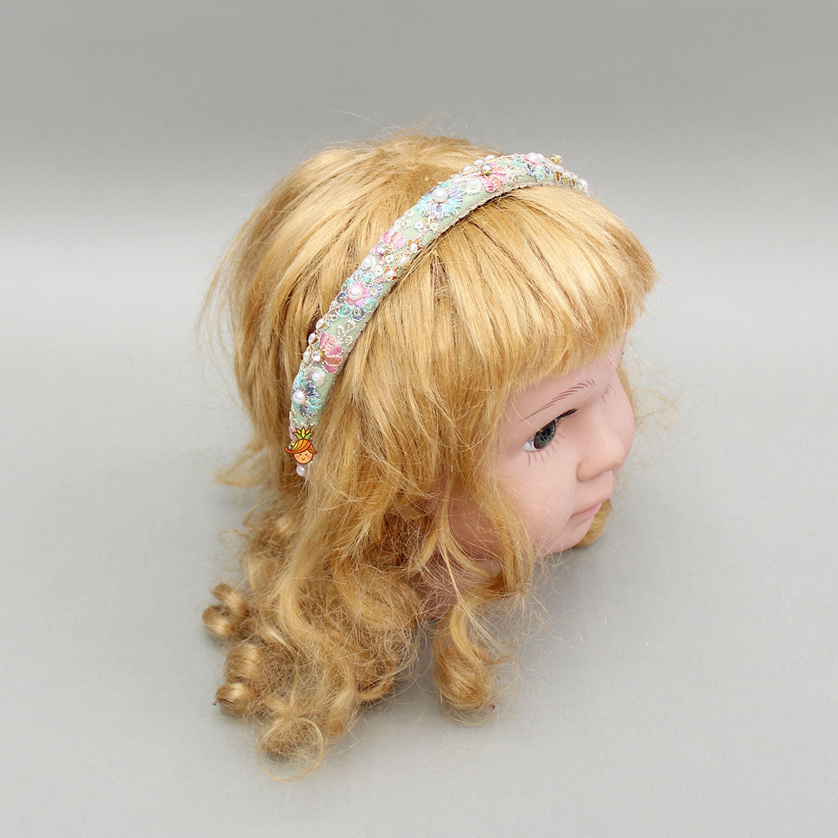 Thread Floral Embroidered Hairband