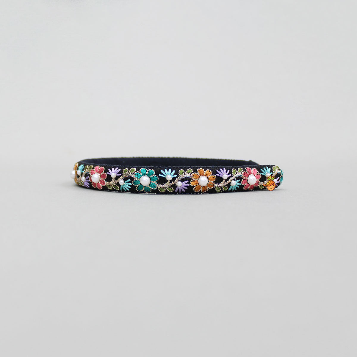 Multicolour Floral Embroidered Hairband