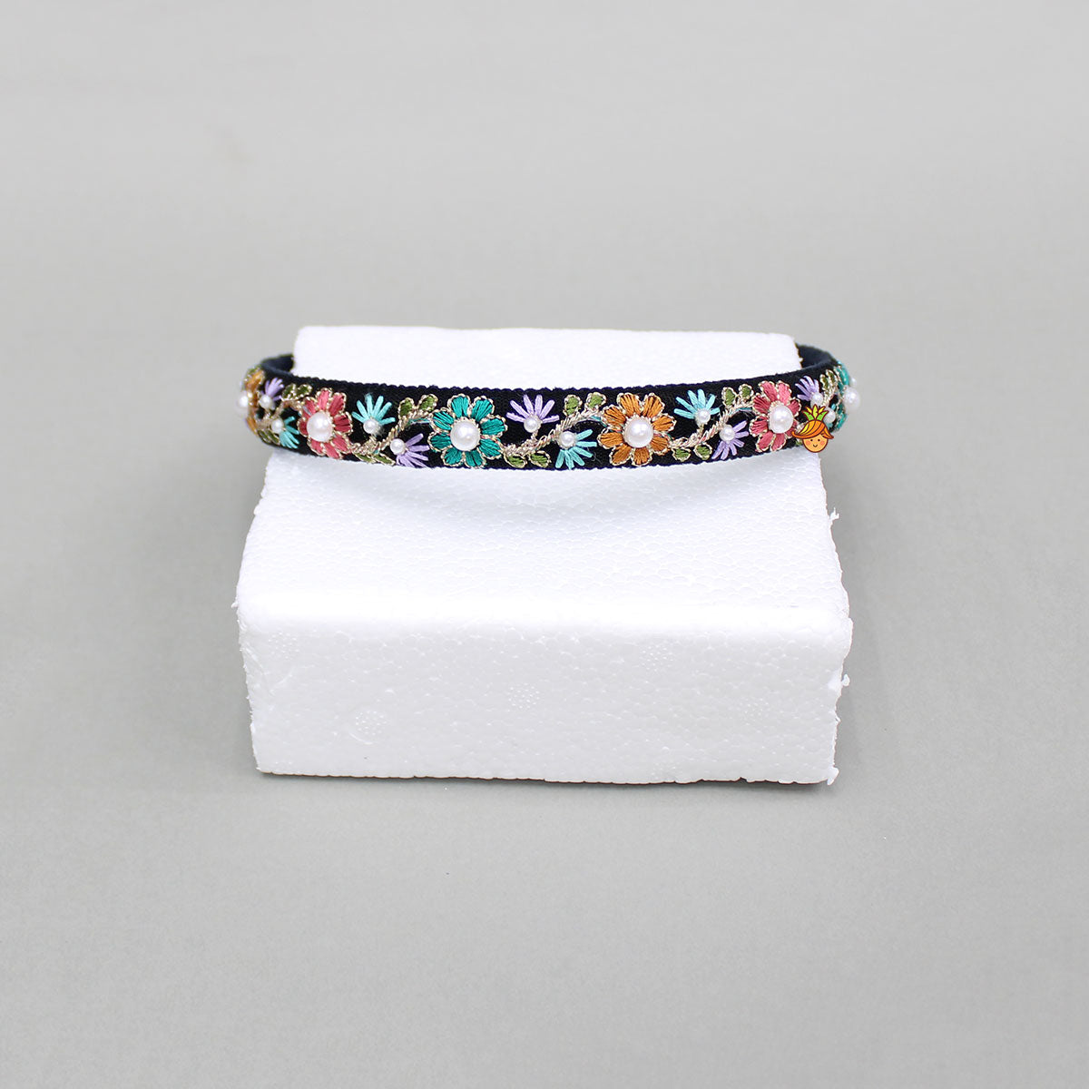 Multicolour Floral Embroidered Hairband