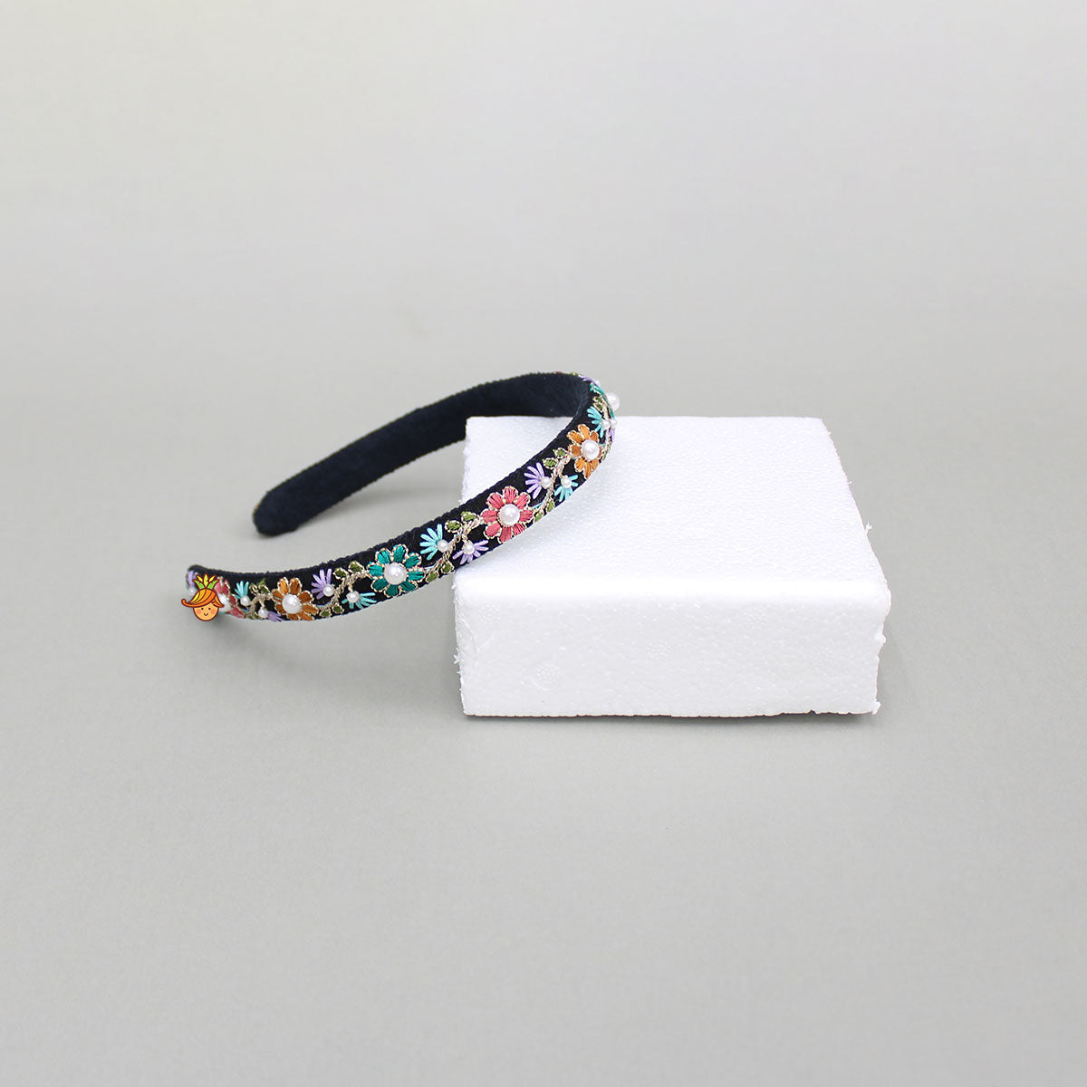 Multicolour Floral Embroidered Hairband