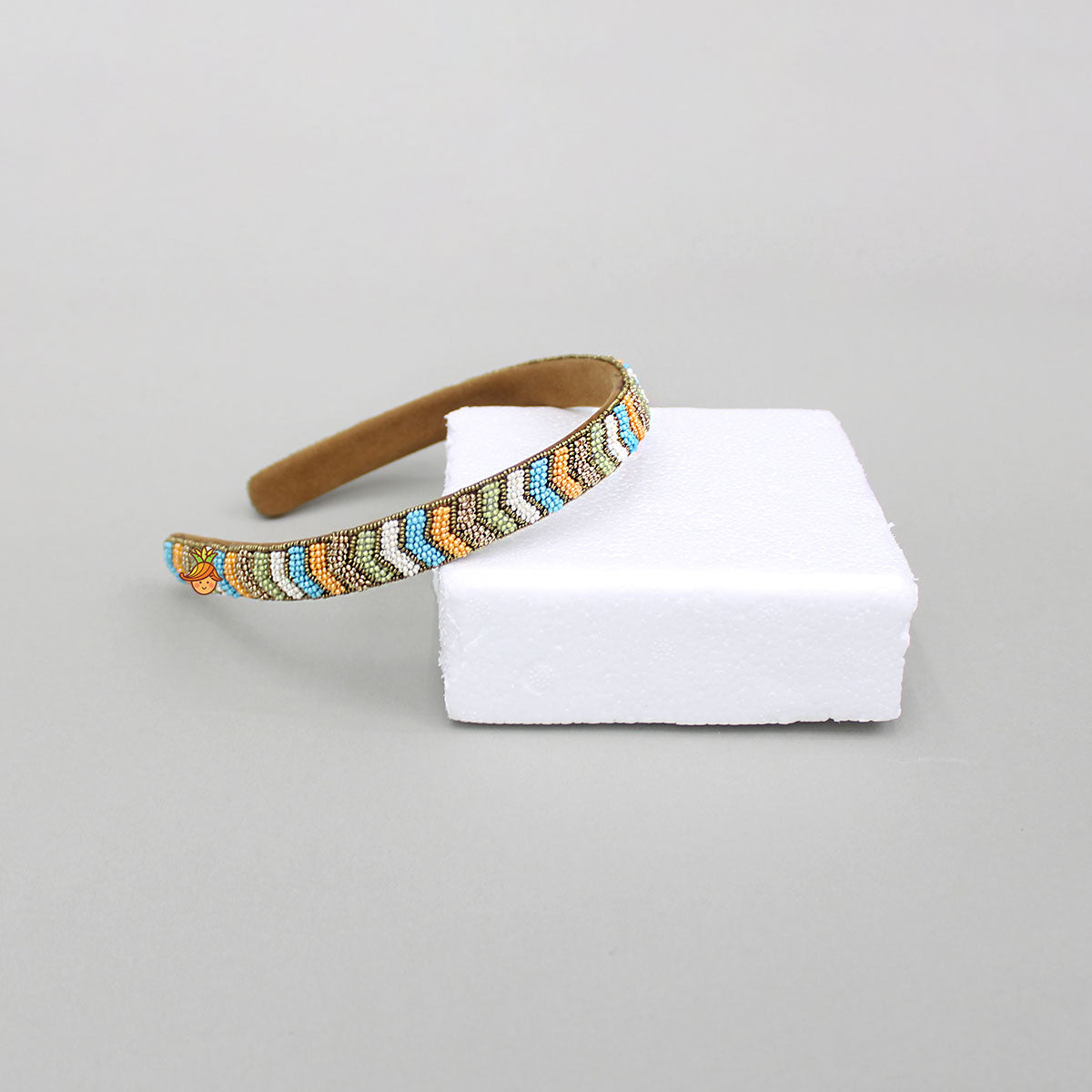 Hairband Featuring Colourful Bead Embroidery