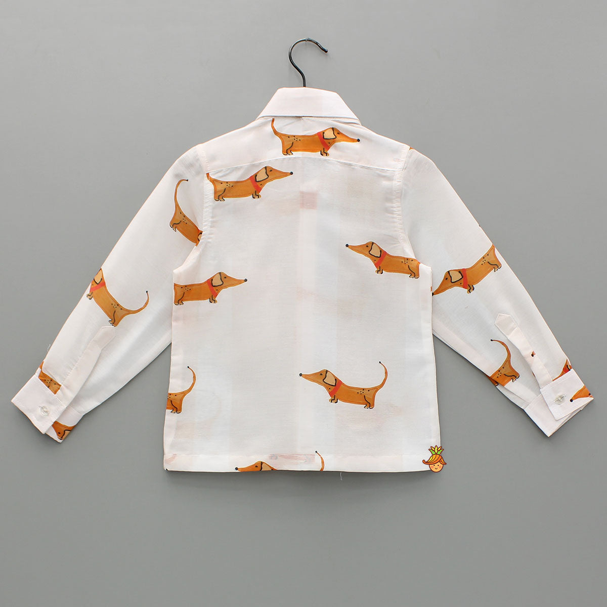 Pre Order: Animal Printed White Shirt