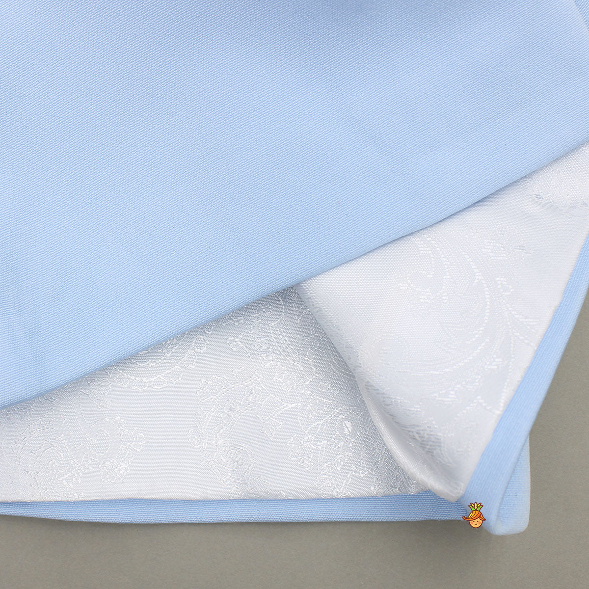 Pre Order: Blue Sherwani With Embroidery And Pant