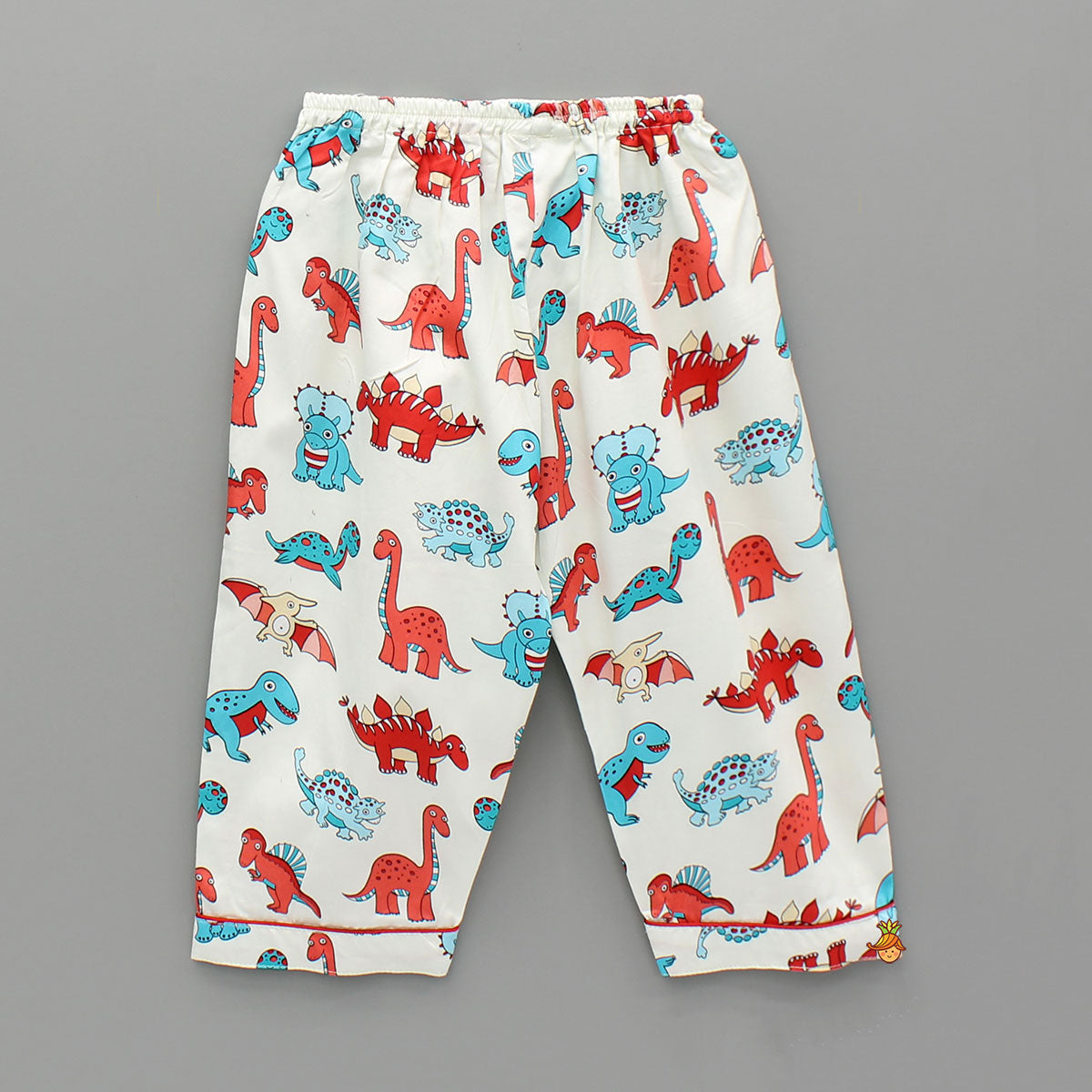 Pre Order: Multicolour Dinosaur Printed Sleepwear