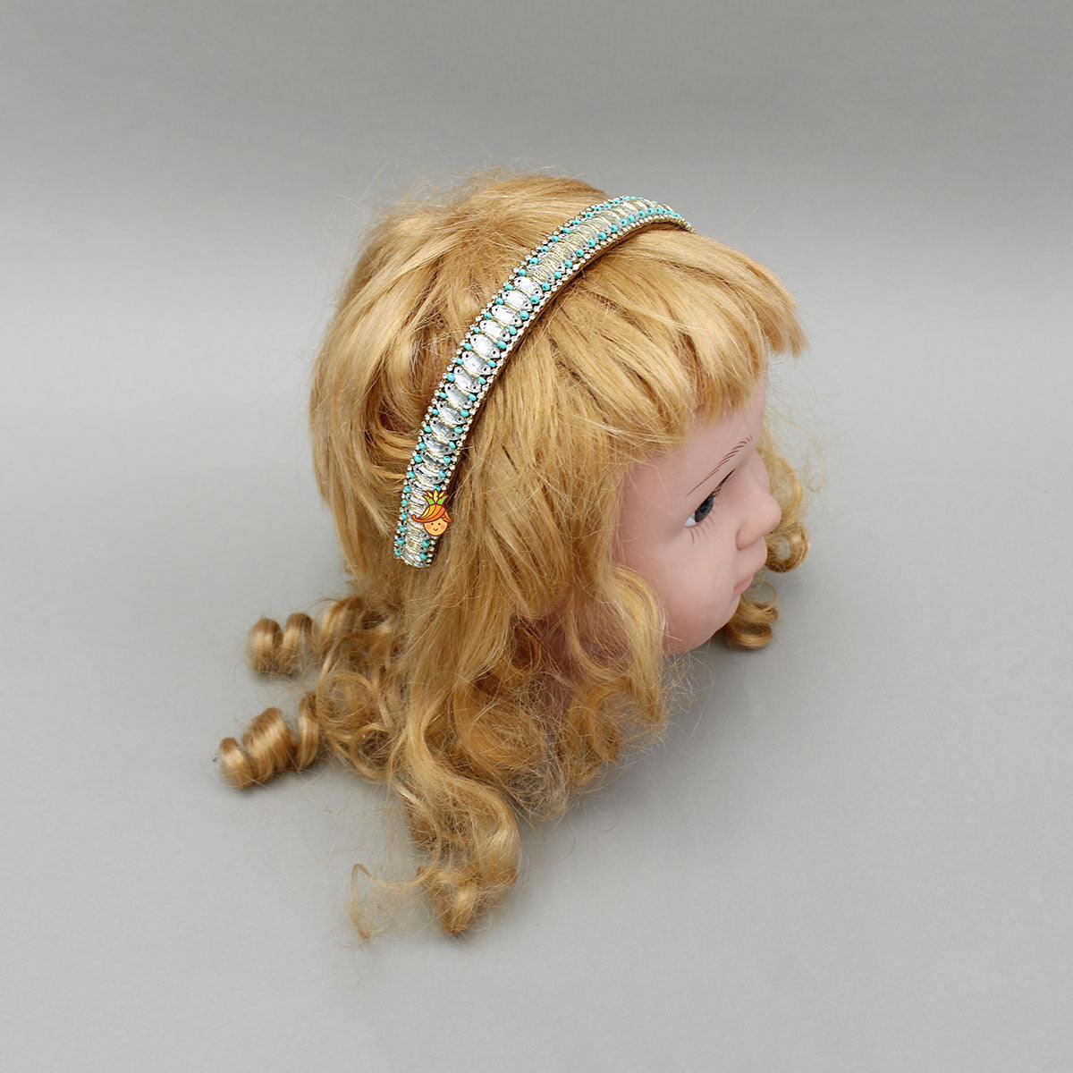 Artificial Stones And Beads Embellished Hairband