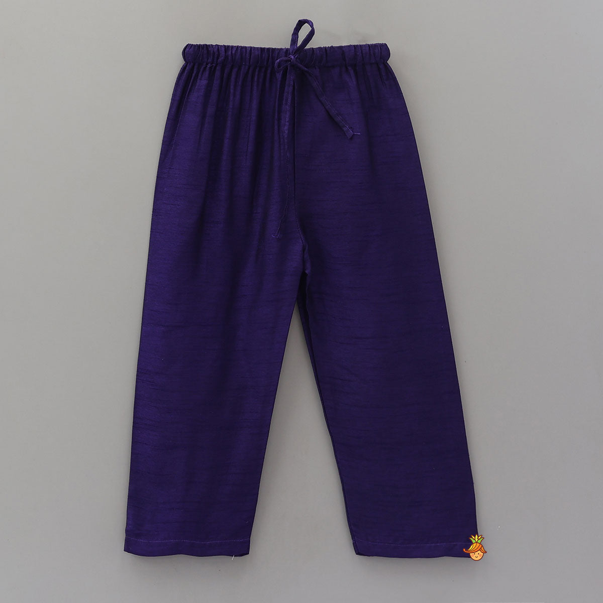 Pre Order: Bandhani Printed Purple Kurta And Pyjama