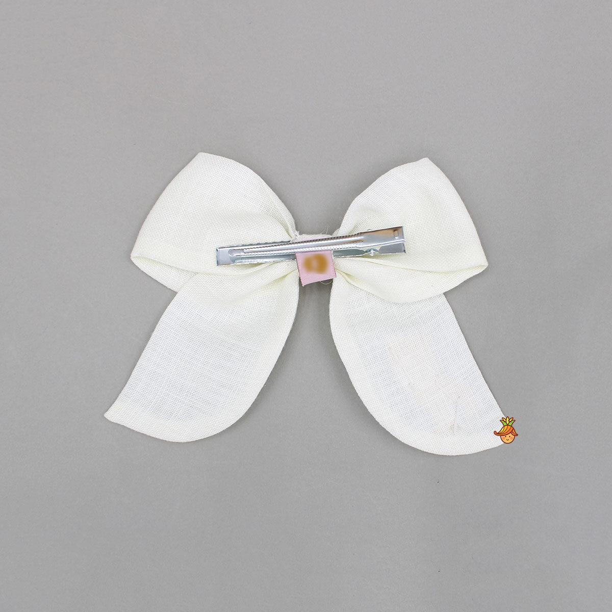 Animal Embroidered Off White Bowie Hair Clip