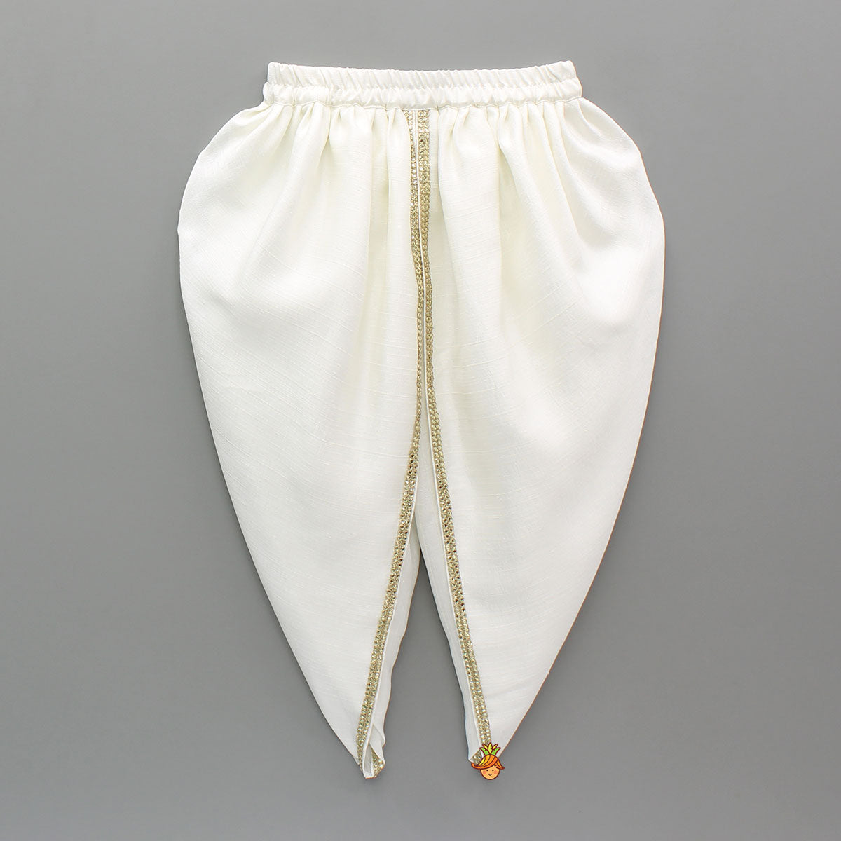 Pre Order: Green Embroidered Kurti And Tulip Dhoti