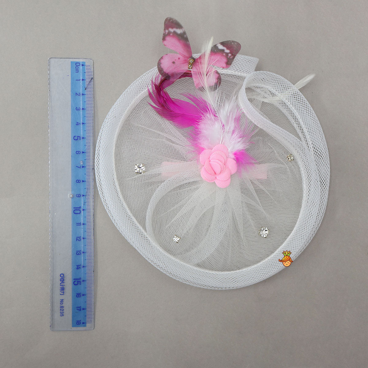 Butterfly Embellished Swirled Hair Clip