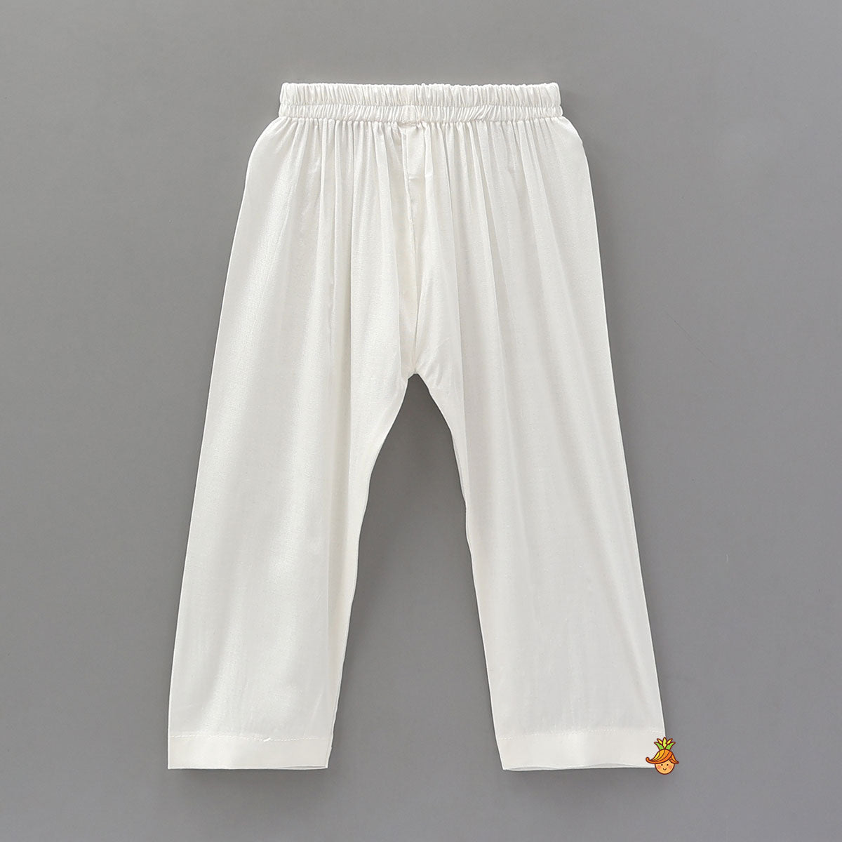 Pre Order: Blue Printed Asymmetric Kurta And Pyjama