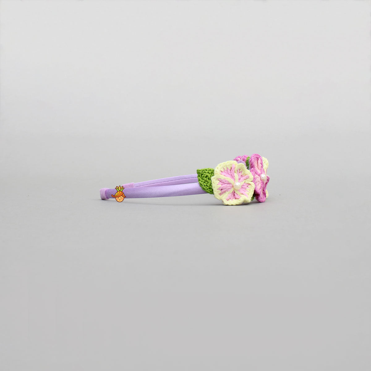 Crochet Flowers Embellished Hairband