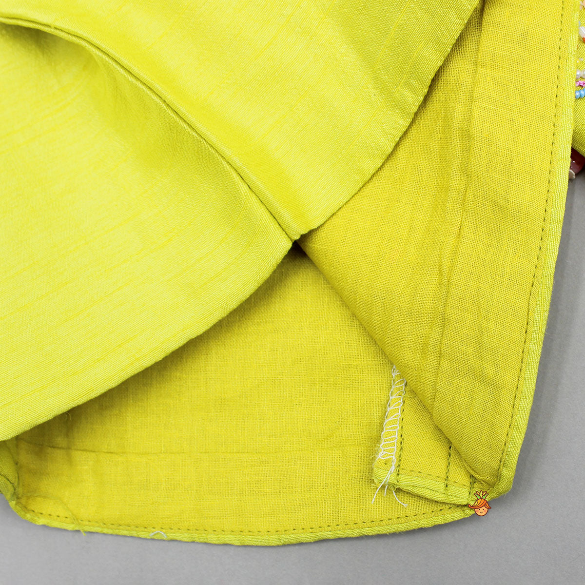 Pre Order: Yellow Tassel Top With Sharara