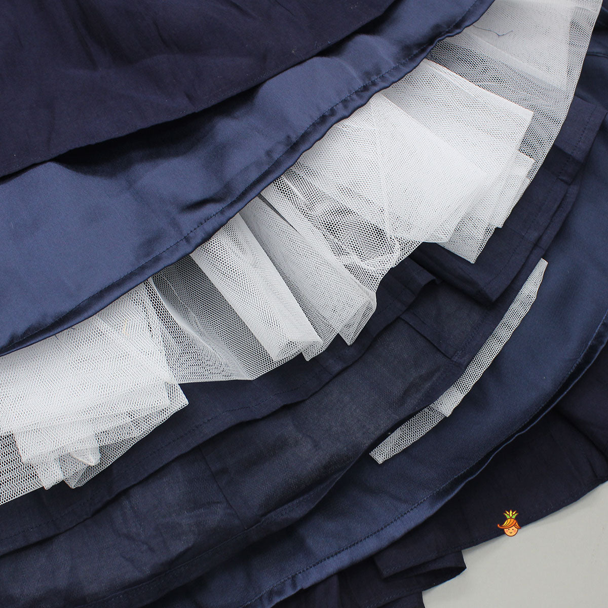 Pre Order: Heavy Embroidered Blue Top And Lehenga