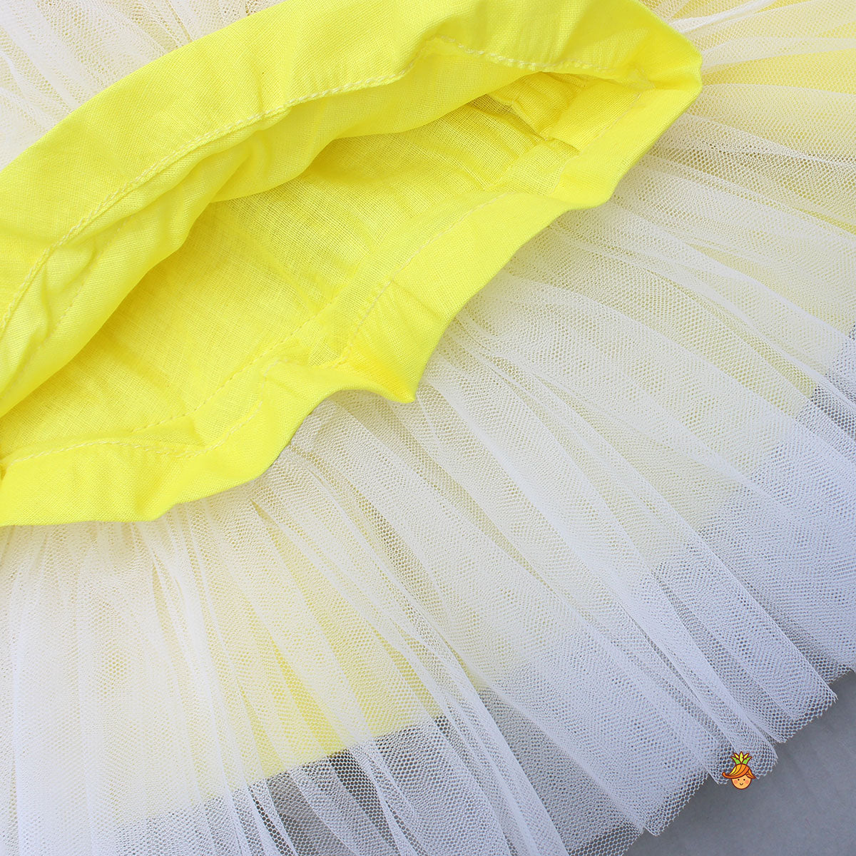 Pre Order: Bow Embellished Yellow Strappy Flared Dress