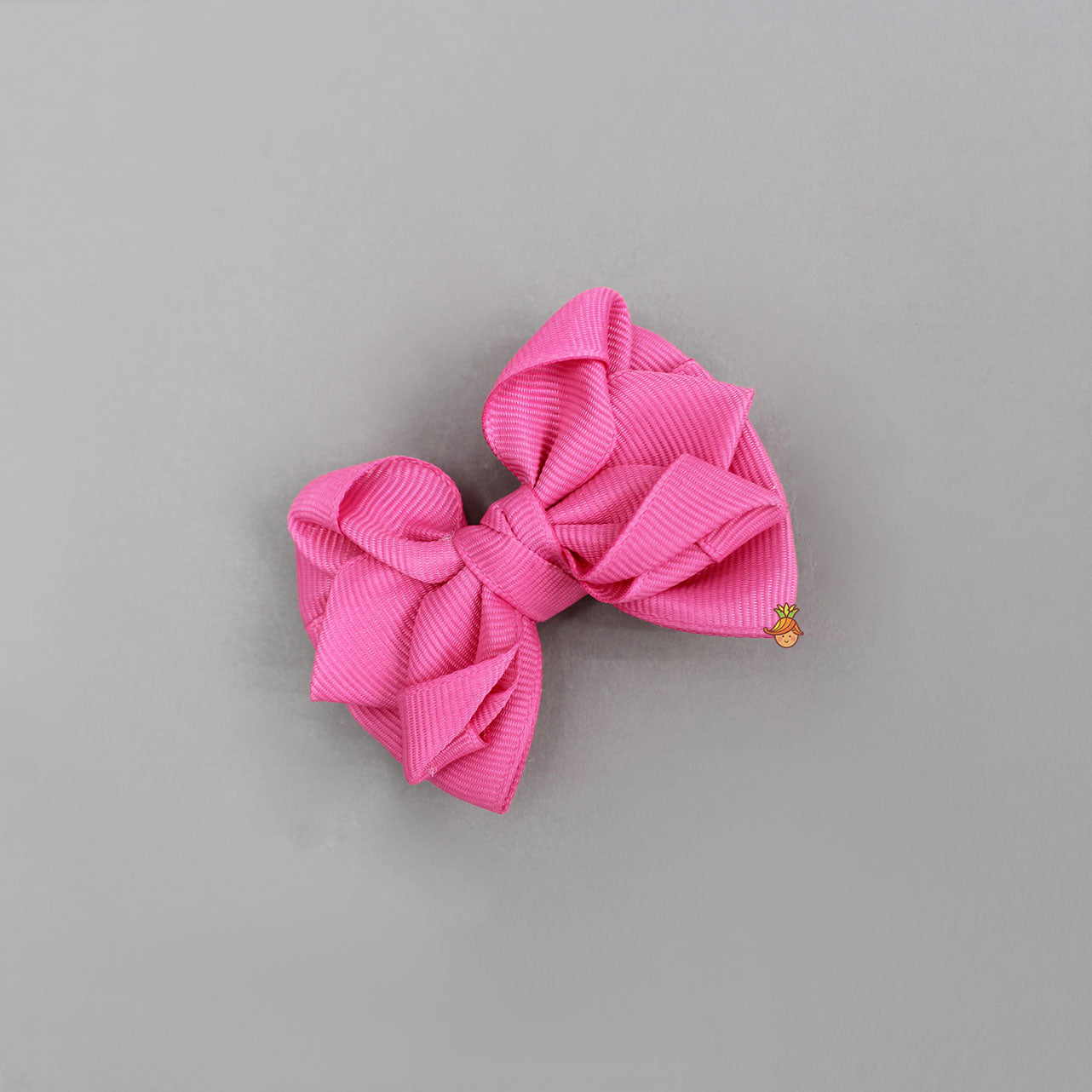 Petal Design Pink Bow Hair Clip