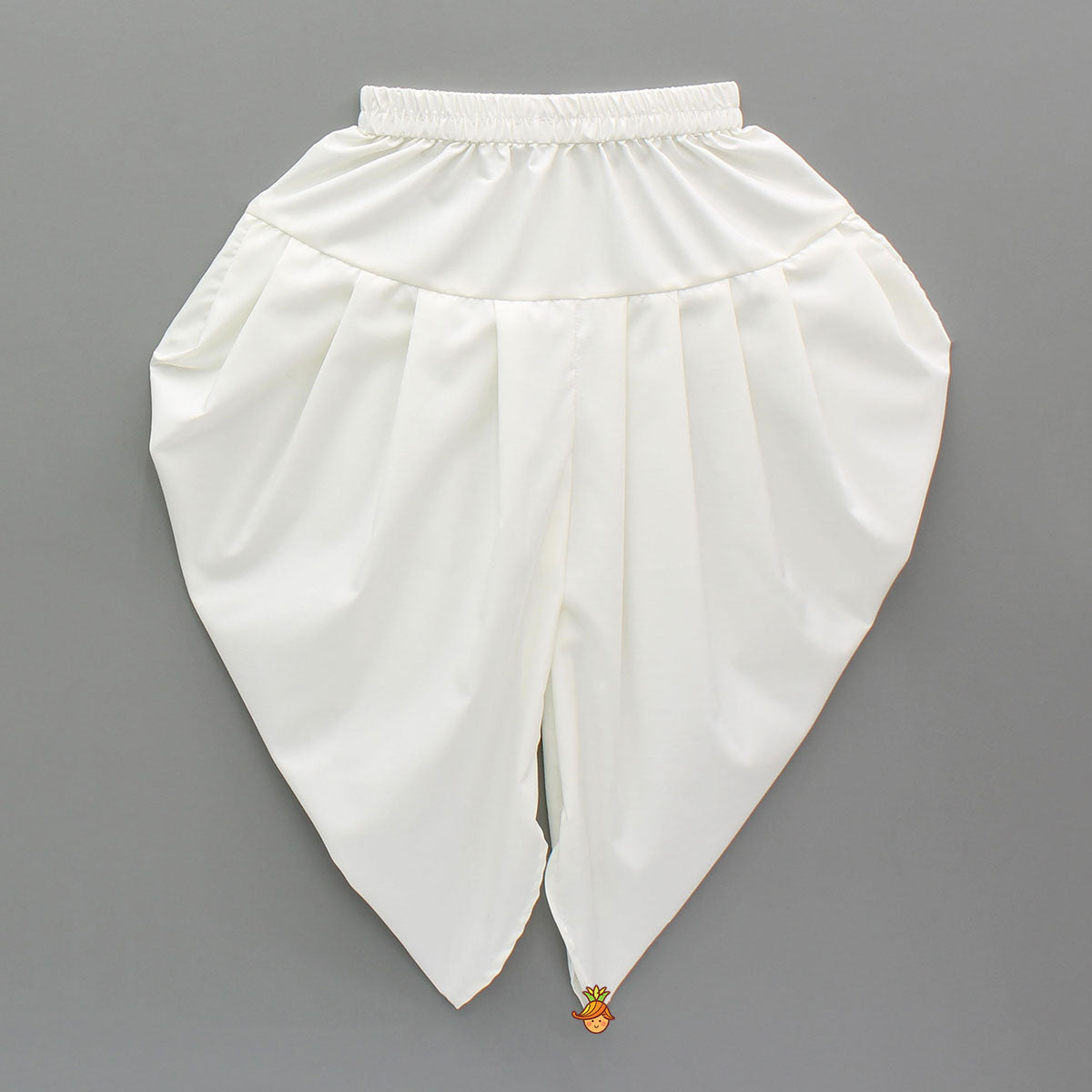 Pre Order: Ivory Floral Embroidered Organza Kurta With Dhoti