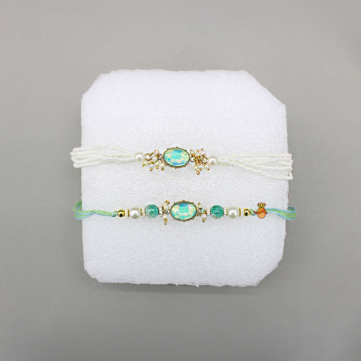 Beautiful Beaded Rakhi Set