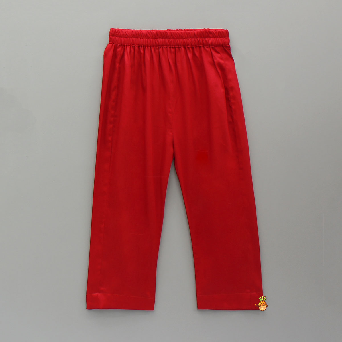 Pre Order: Red Angarkha With Side Tie Up Vest And Pant And Stylish Headband