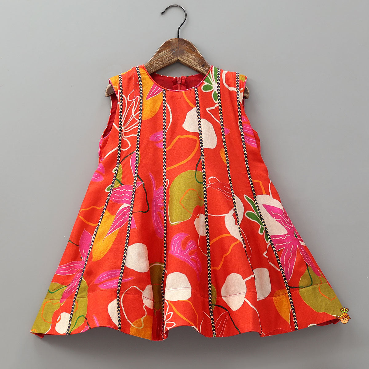 Floral Printed Sleeveless Kurti With Matching Pant