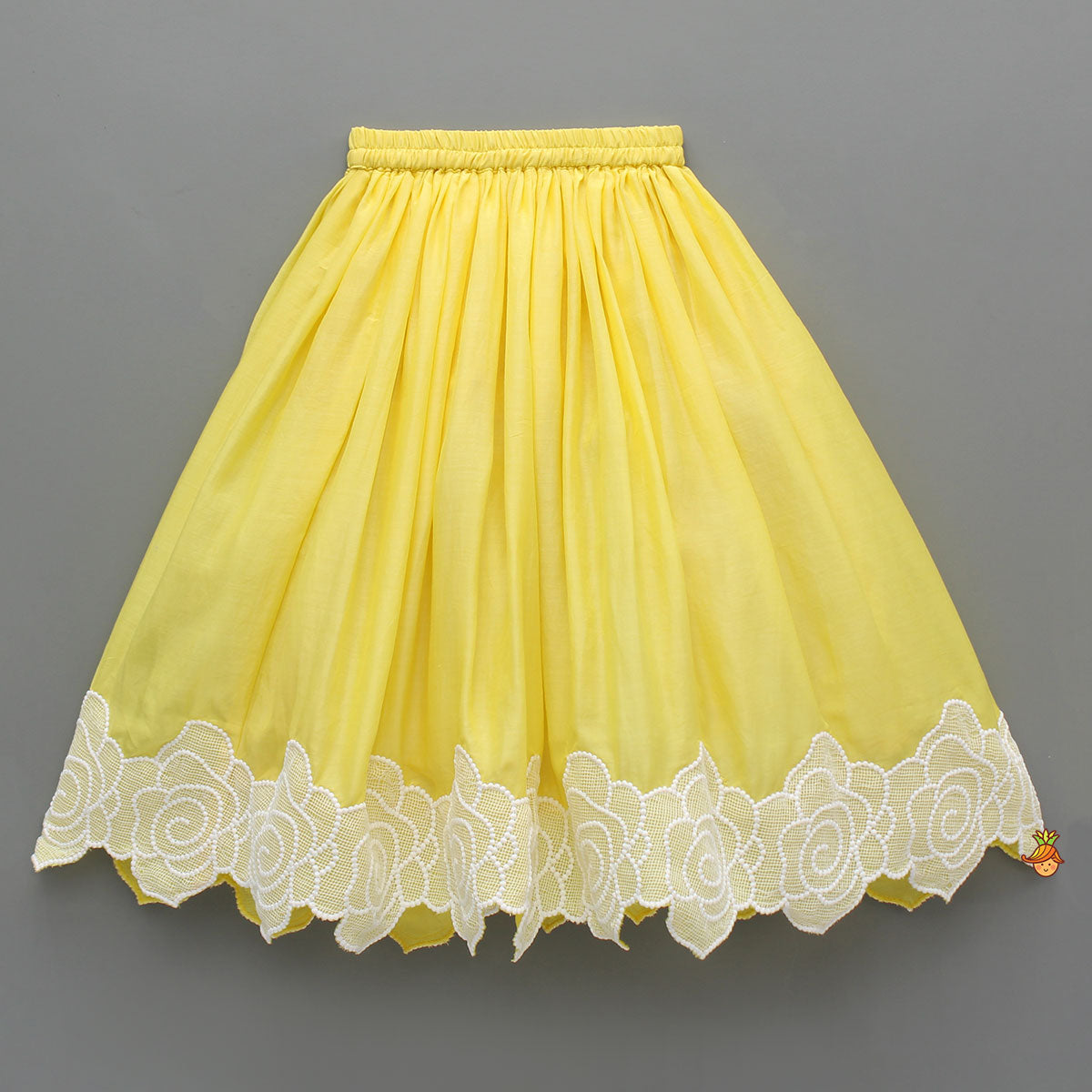 Pre Order: Beautiful Floral Embroidered Pleat Detailed Top With Matching Lehenga