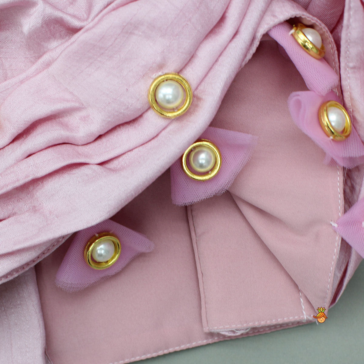Pre Order: Pink Sweetheart Neck Top With Palazzo