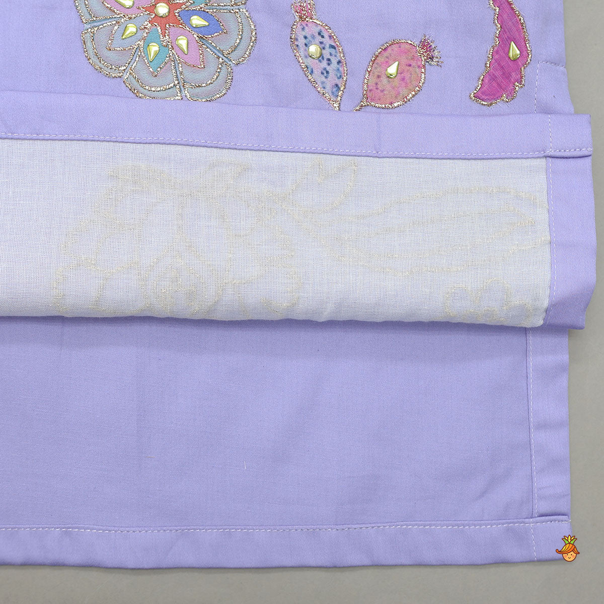 Pre Order: Stunning Multicolour Floral Embroidered Kurta With Pyjama