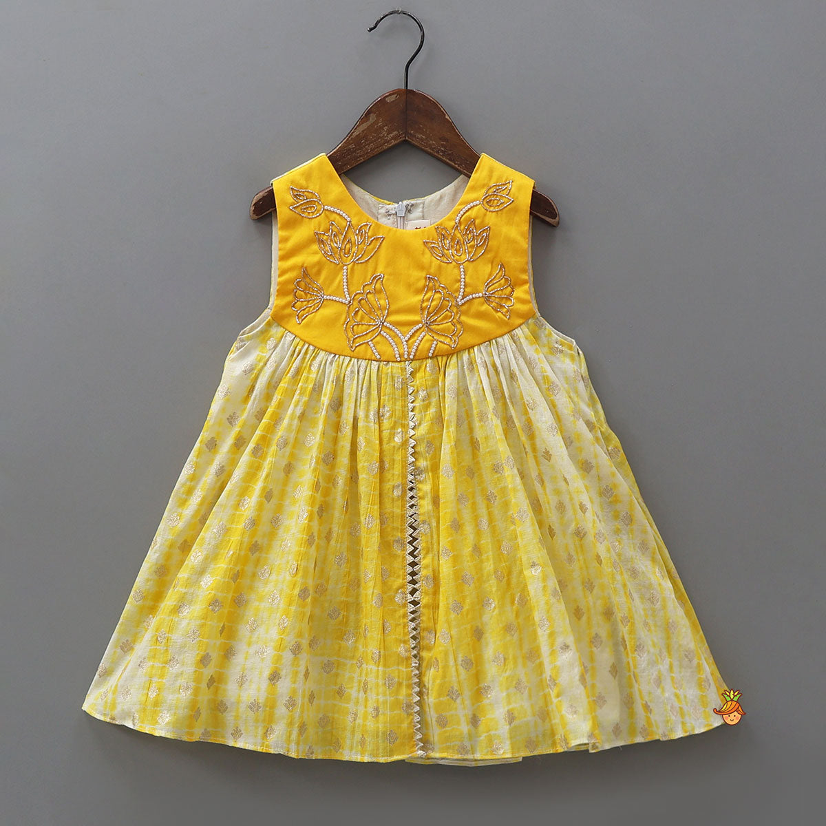 Front Slit Kurti And Sharara With Matching Dupatta