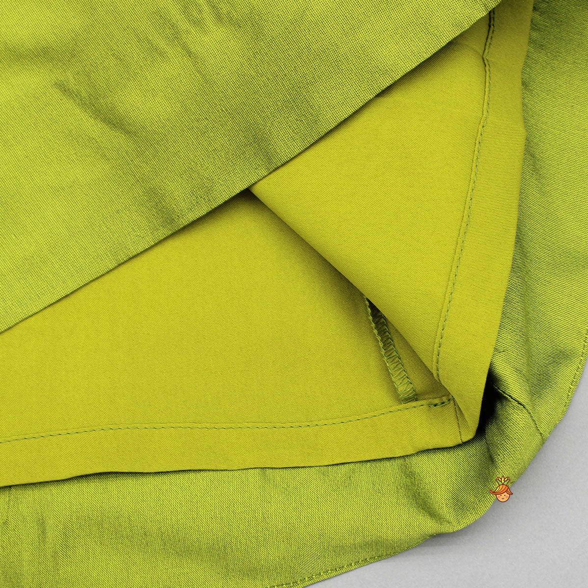 Pre Order: Green Blazer Style Crop Top With Lehenga