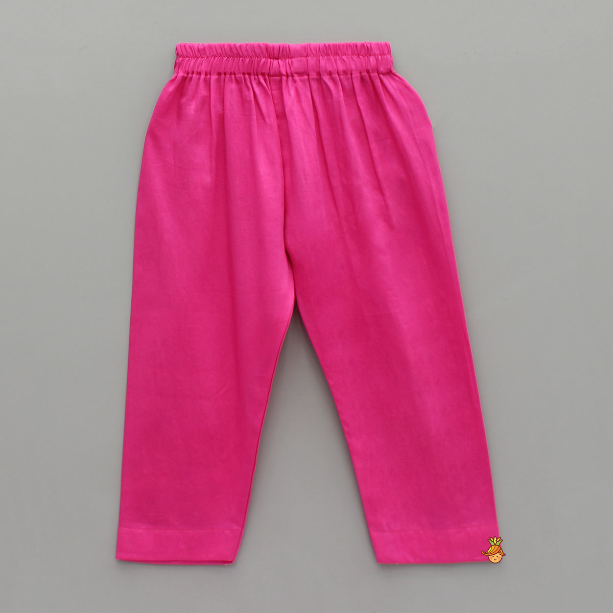 Pre Order: Pink Angarkha Style Kurti With Matching Pant