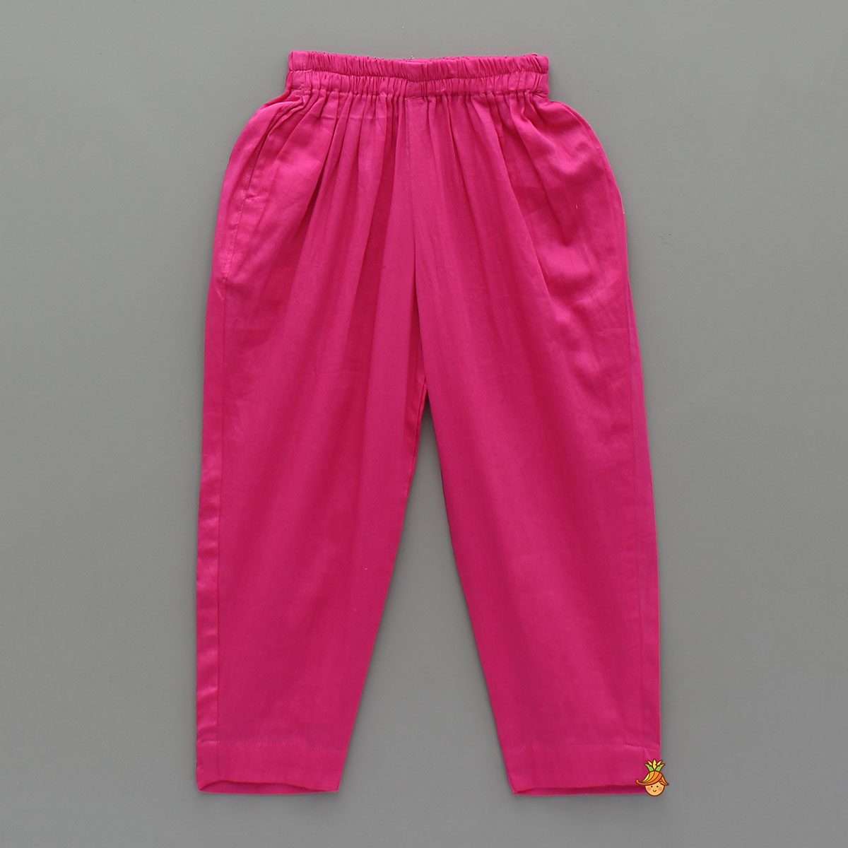 Pre Order: Pink Angarkha Style Kurti With Matching Pant