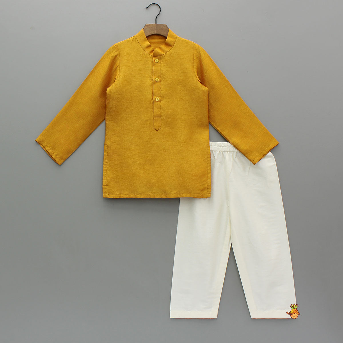 Pre Order: Ethnic Kurta With Front Open Embroidered Jacket And Pyjama