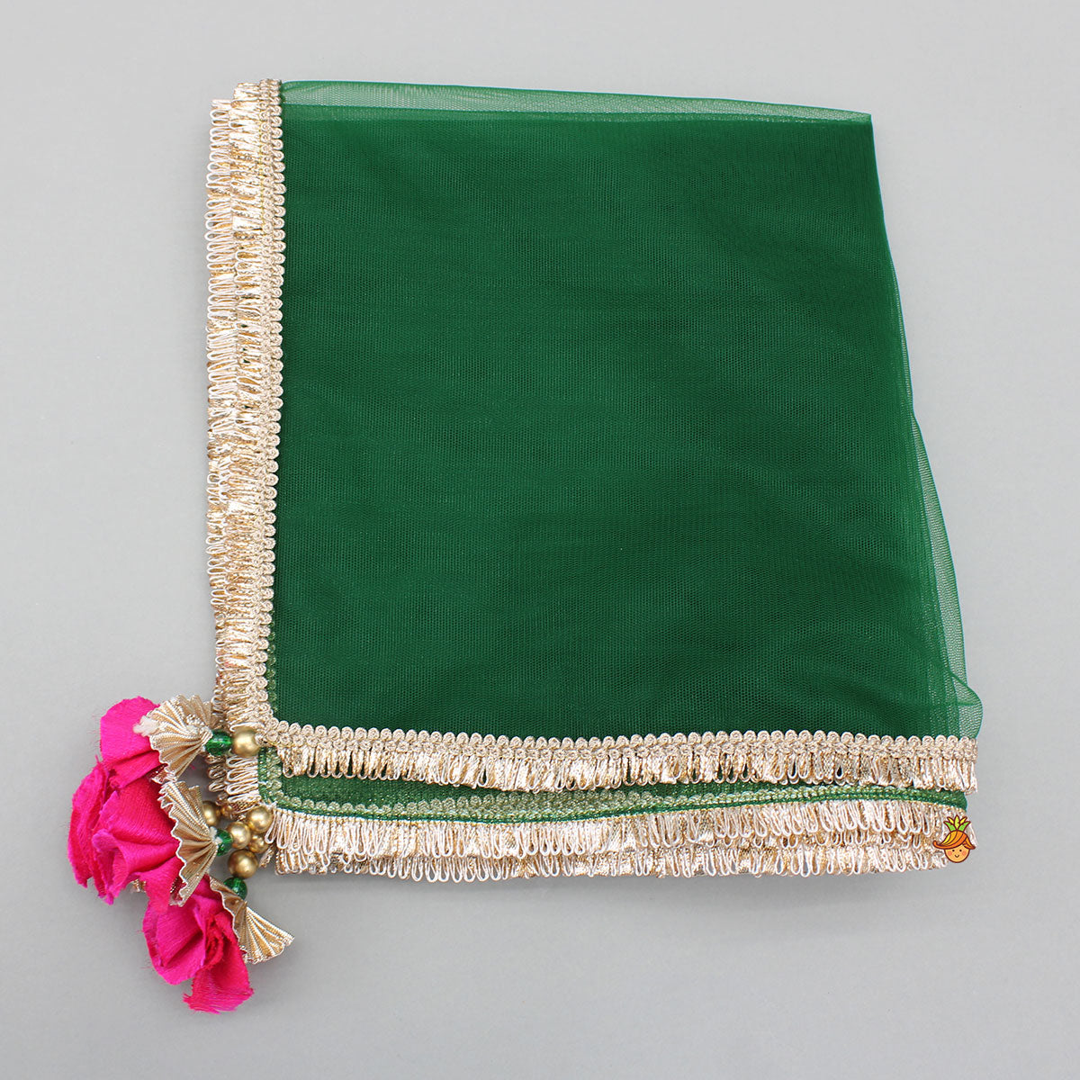 Pre Order: Off White Brocade Top With Lehenga And Dupatta