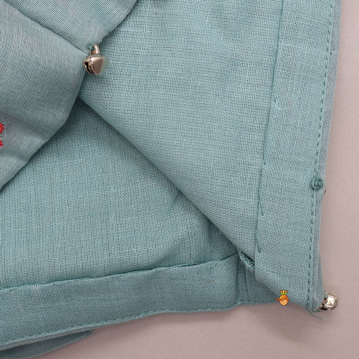 Pre Order: Bells-Enhanced Blue Top And Lehenga