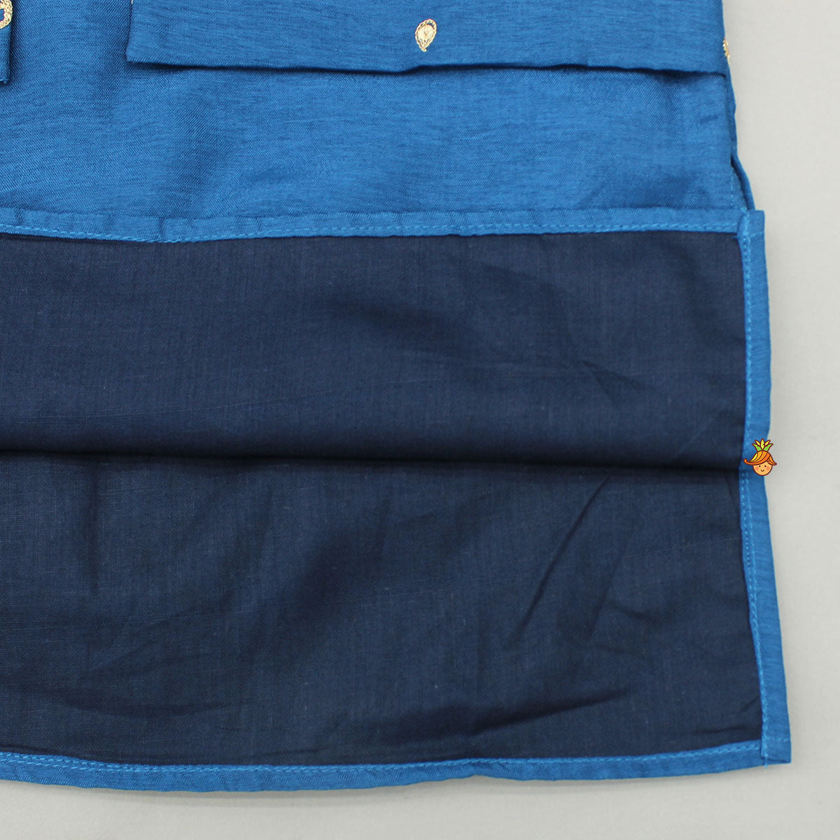 Pre Order: Faux Jacket Style Embroidered Kurta With Pyjama