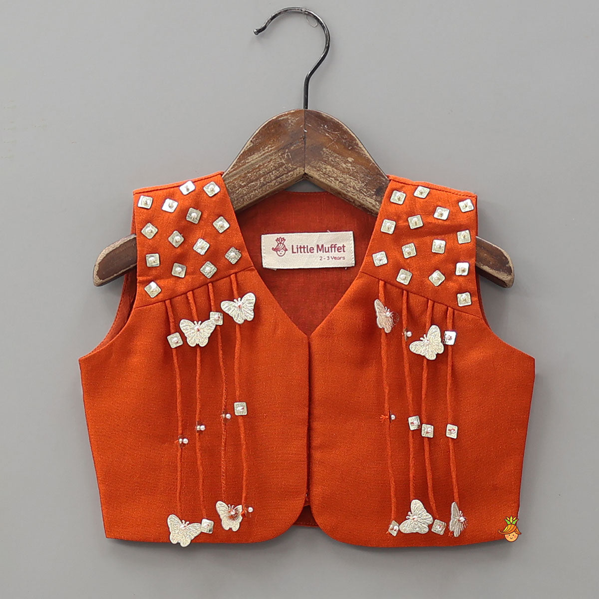 Pre Order: Stunning Butterfly Embellished Top With Matching Palazzo