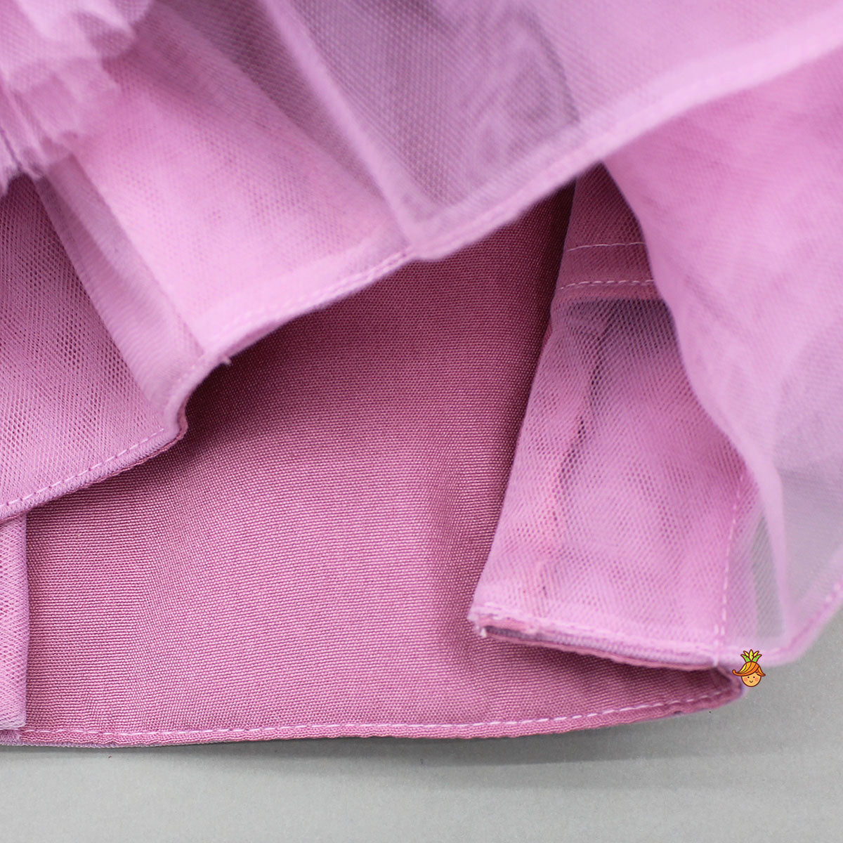 Pre Order: Gorgeous Pink Ruffle Net Heart Top With Ruffled Lehenga