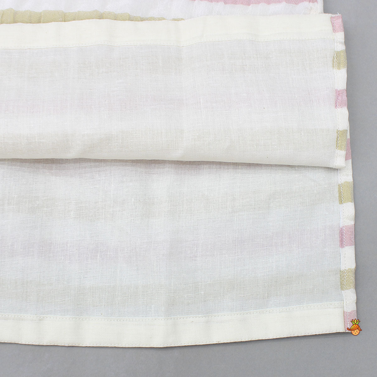 Pre Order: Multicolour Shimmer Stripe Kurta And Pyjama