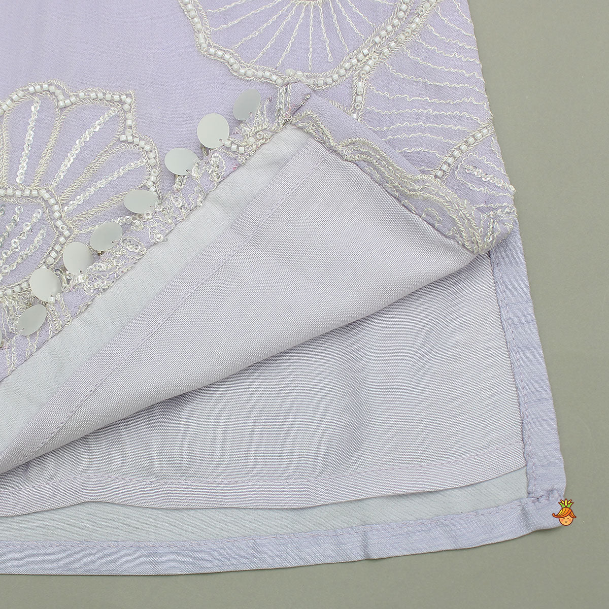 Pre Order: Beautiful Floral Embroidered Strappy Kurti With Palazzo