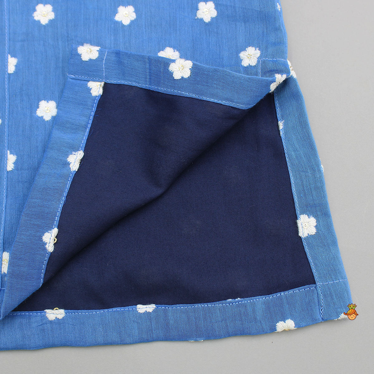 Pre Order: Thread Embroidered Kurta And Pyjama
