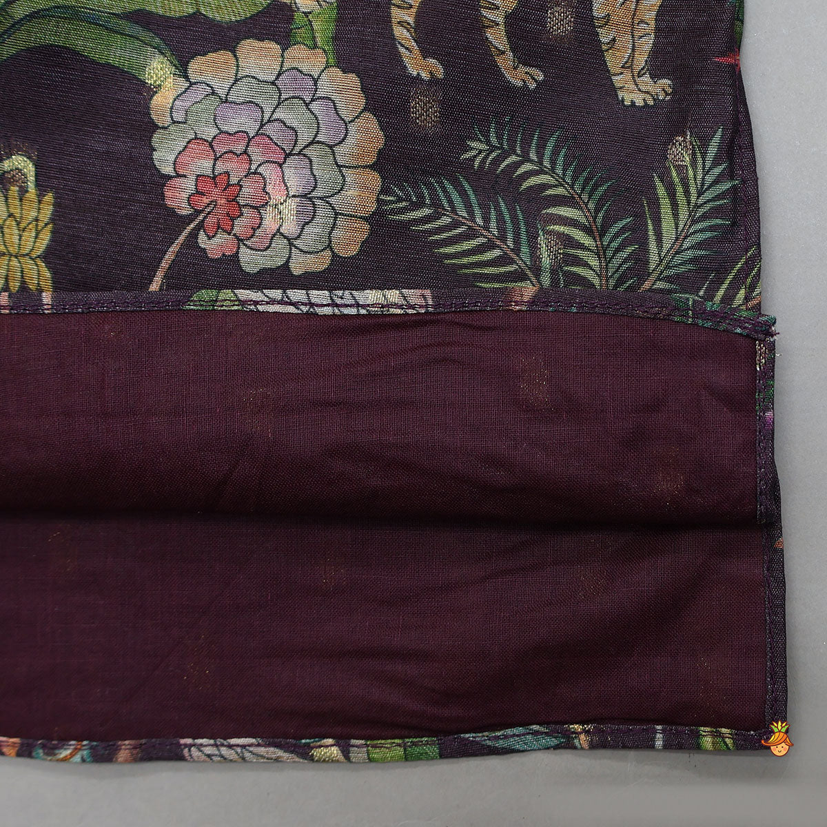 Pre Order: Jungle Printed Jacket Style Ethnic Kurta With Pyjama
