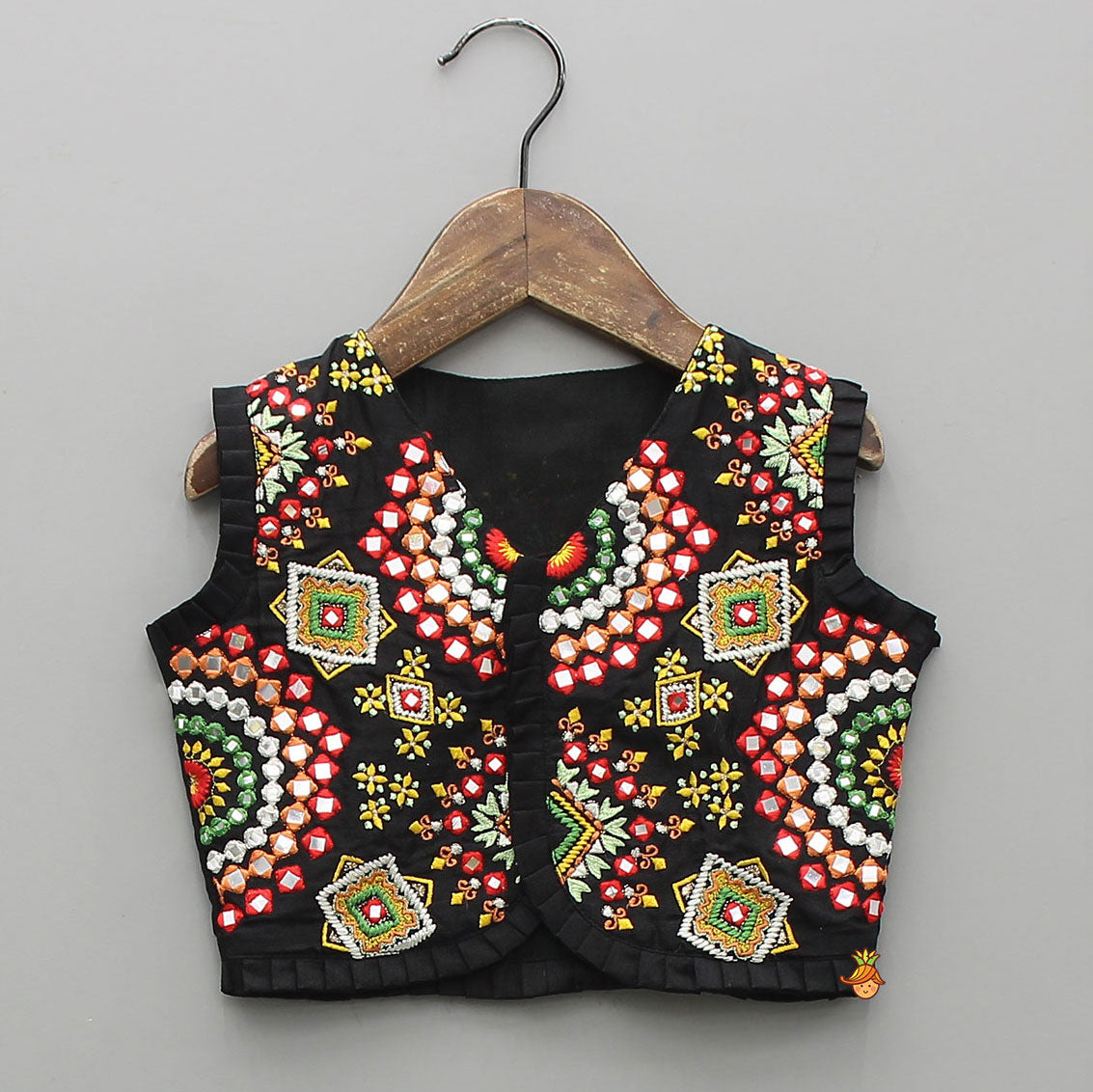 Pre Order: Intricate Embroidered Top And Flared Lehenga