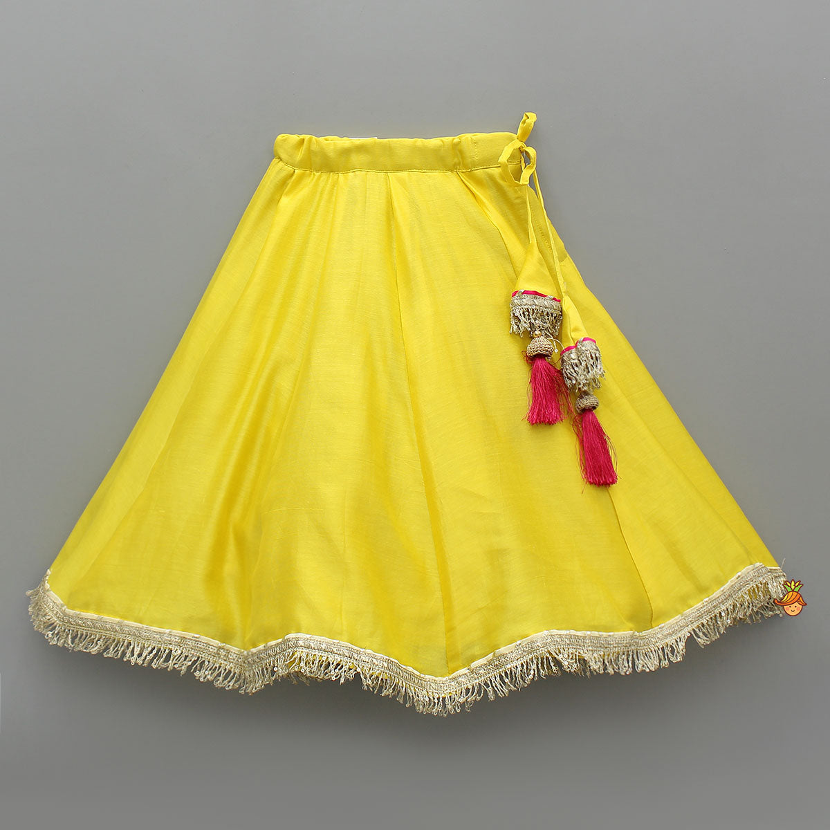 Pre Order: Contrasting Thread Embroidered Top And Lehenga
