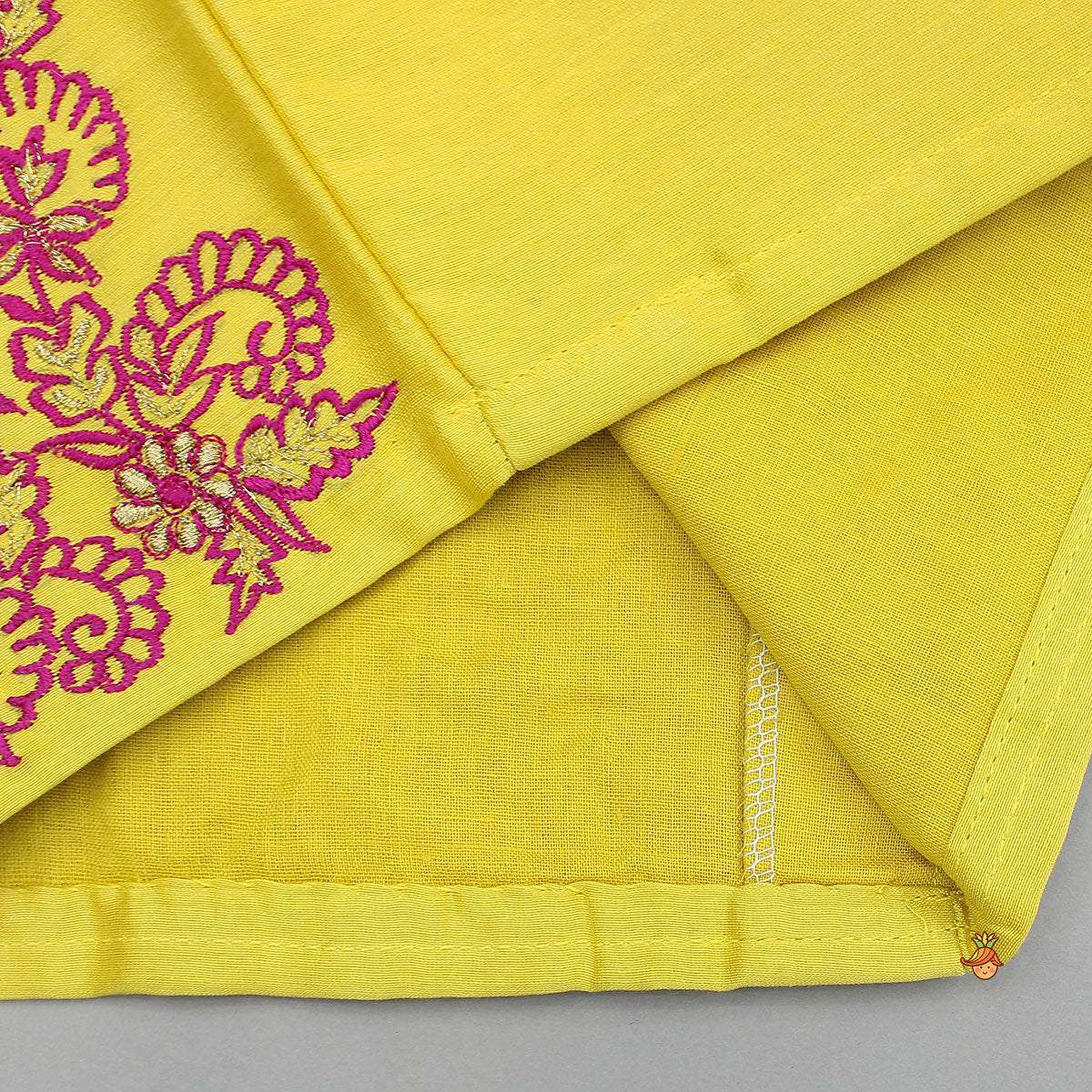 Pre Order: Contrasting Thread Embroidered Top And Lehenga