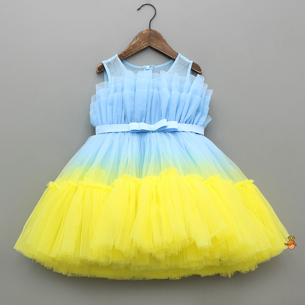 Pre Order: Dual-Tone Charming Net Dress