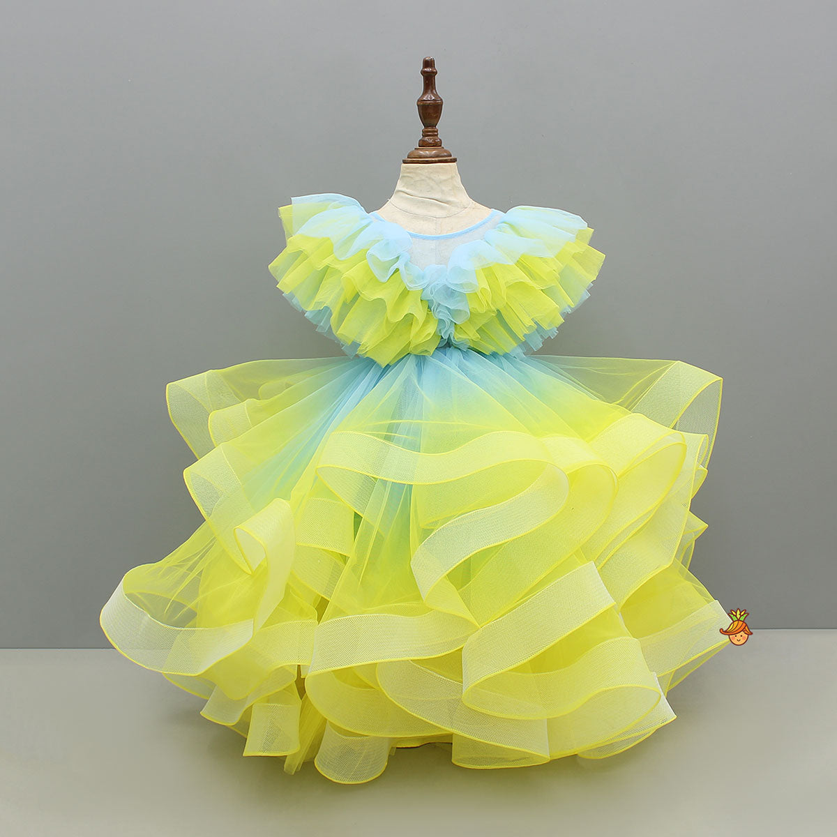 Pre Order: Layered Ruffled Charming Gown