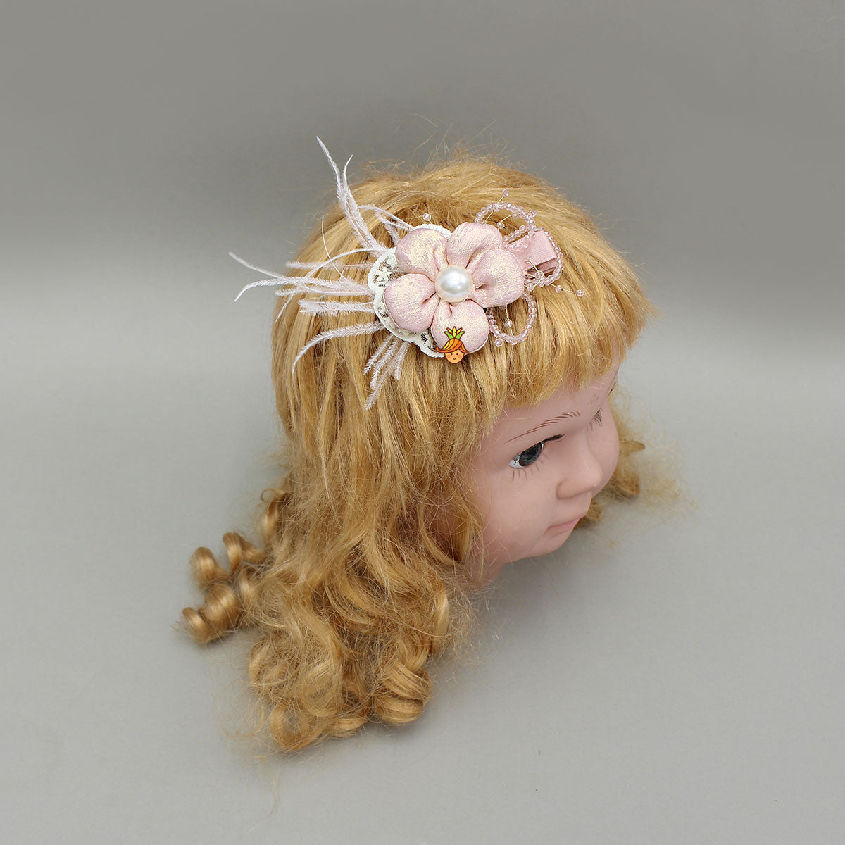 Floral Shimmery Hair Clip