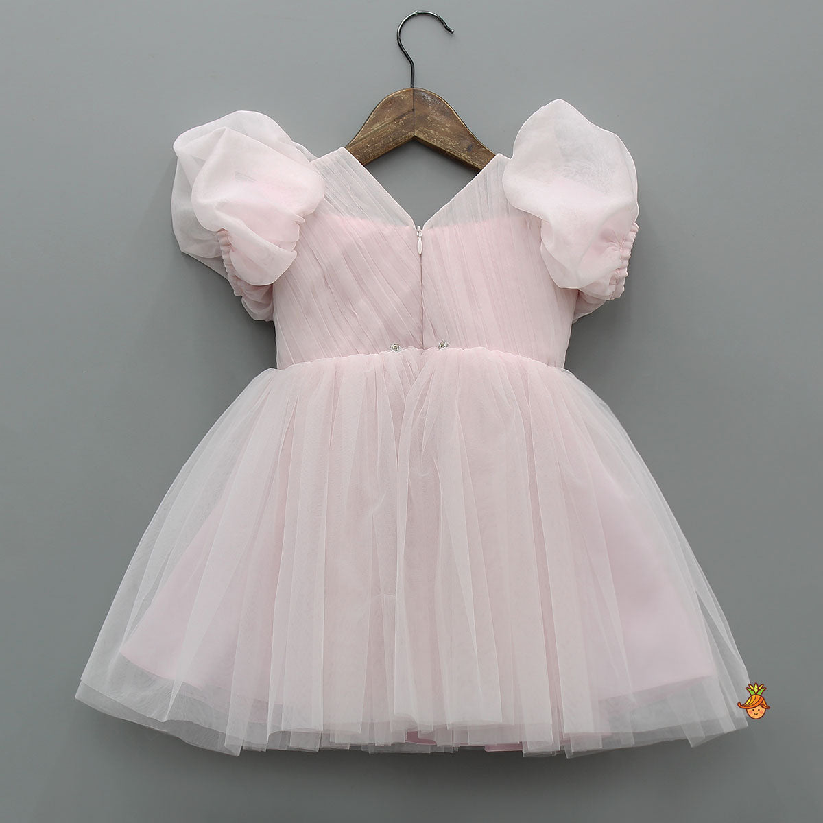 Pre Order: 3D Flower Applique Net Dress
