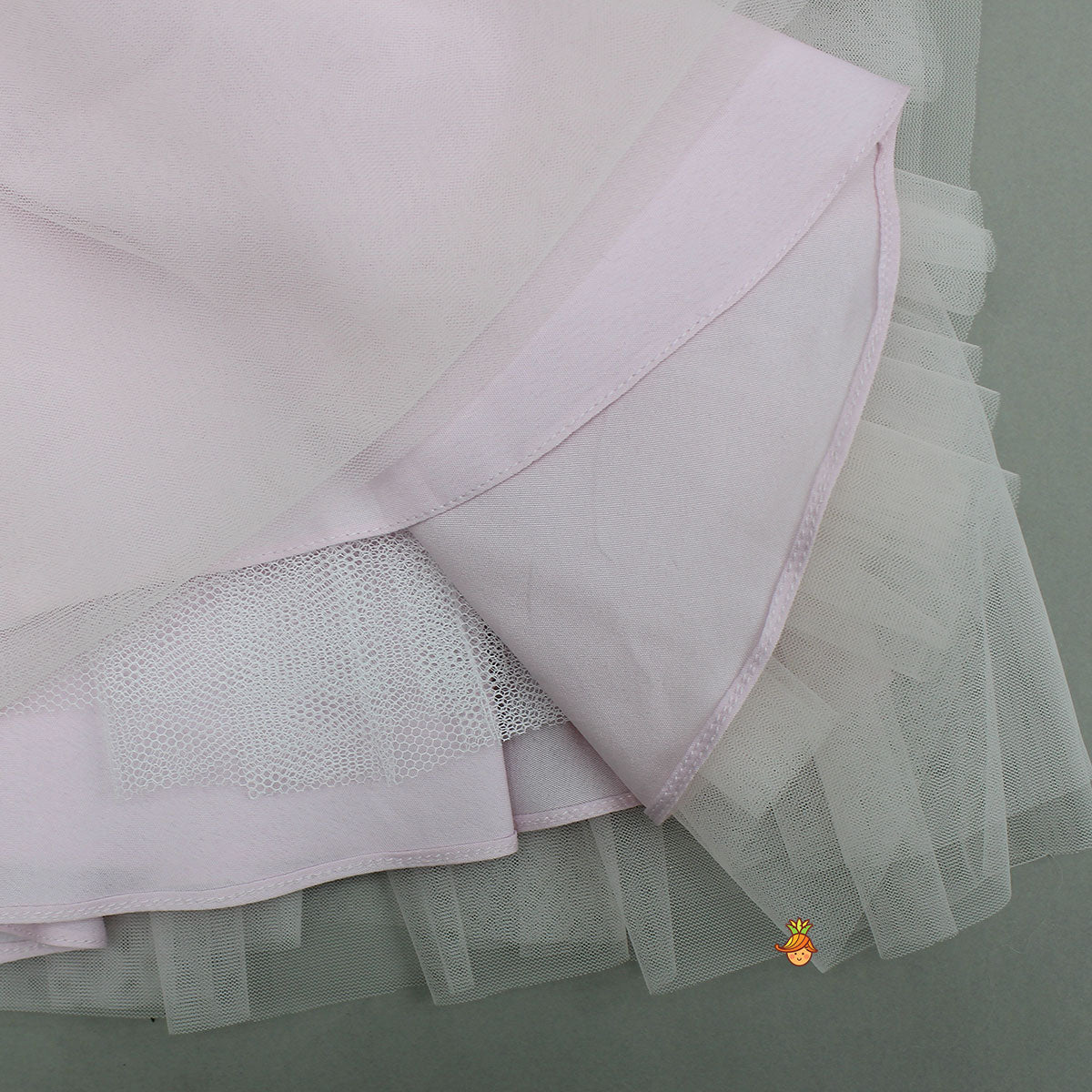 Pre Order: 3D Flower Applique Net Dress