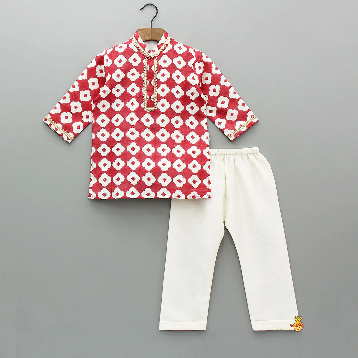 Front Placket Kurta And Pyjama